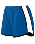 Augusta Sportswear 1266 Girls Pulse Team Shorts Front Thumbnail