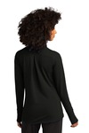 sport-tek lst560 ladies sport-wick ® flex fleece full-zip Back Thumbnail