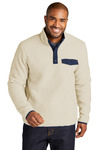 port authority f140 port authority ® camp fleece snap pullover Front Thumbnail