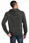 District DT1101 Perfect Weight ® Fleece Hoodie Back Thumbnail