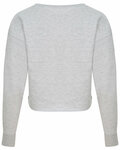 just hoods by awdis jha035 ladies' cropped pullover sweatshirt Back Thumbnail