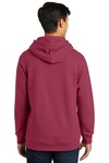 port & company pc850h fan favorite fleece pullover hooded sweatshirt Back Thumbnail