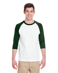 gildan g570 heavy cotton ™ 3/4-sleeve raglan t-shirt Side Thumbnail