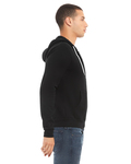 bella + canvas 3739 unisex sponge fleece full-zip hooded sweatshirt Side Thumbnail