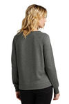 district dt672 women's featherweight french terry ™ long sleeve crewneck Back Thumbnail