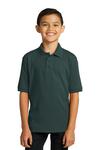 port & company kp55y youth core blend jersey knit polo Front Thumbnail