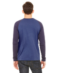 Bella + Canvas 3000C Men's Jersey Long-Sleeve Baseball T-Shirt Back Thumbnail