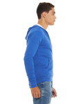 Bella + Canvas 3939 Unisex Triblend Full-Zip Lightweight Hoodie Side Thumbnail