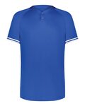 Augusta Sportswear 6906 Youth Cutter+ Henley Jersey Front Thumbnail