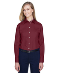 Devon & Jones D620W Ladies' Crown Woven Collection™ Solid Broadcloth Side Thumbnail