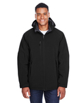 north end 88159 men's glacier insulated three-layer fleece bonded soft shell jacket with detachable hood Front Thumbnail