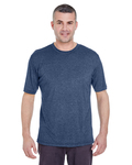 ultraclub 8619 men's cool & dry heathered performance t-shirt Front Thumbnail