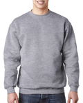 bayside ba1102 adult 9.5 oz., 80/20 heavyweight crewneck sweatshirt Front Thumbnail