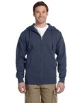 econscious EC5650 Men's Organic/Recycled Full-Zip Hooded Sweatshirt Front Thumbnail