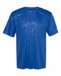 badger sport 4131 line embossed tee Front Thumbnail