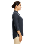 devon & jones dp611w ladies' perfect fit™  3/4-sleeve crepe tunic Side Thumbnail