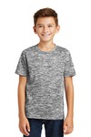 sport-tek yst390 youth posicharge ® electric heather tee Front Thumbnail