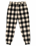 burnside b8810 unisex flannel jogger Front Thumbnail