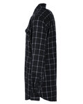 Burnside B8210 Men's Plaid Flannel Shirt Side Thumbnail