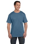 Hanes 5190P Adult Beefy-T® with Pocket Back Thumbnail