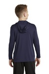 sport-tek yst358 youth posicharge ® competitor ™ hooded pullover Back Thumbnail