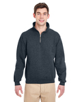 Jerzees 4528 SUPER SWEATS ® NuBlend ® - 1/4-Zip Sweatshirt with Cadet Collar Back Thumbnail