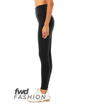 bella + canvas 813 fast fashion ladies' high waist fitness legging Side Thumbnail