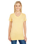 threadfast apparel 230b ladies' pigment-dye short-sleeve v-neck t-shirt Front Thumbnail