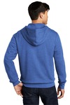 District DT6102 V.I.T. ™ Fleece Full-Zip Hoodie Back Thumbnail