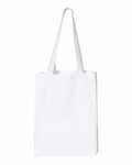 q-tees q1000 12l gussetted shopping bag Back Thumbnail