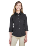 Devon & Jones DP625W Ladies' Perfect Fit™ 3/4-Sleeve Stretch Poplin Blouse Front Thumbnail