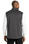 port authority f906 collective smooth fleece vest Back Thumbnail