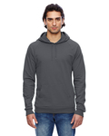 american apparel 5495w unisex california fleece pullover hoodie Back Thumbnail