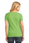 Port & Company LPC54V Ladies Core Cotton V-Neck Tee Back Thumbnail