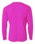 A4 NB3165 Youth Long Sleeve Cooling Performance Crew Shirt Back Thumbnail
