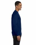 Gildan G840 Adult 50/50 Long-Sleeve T-Shirt Side Thumbnail