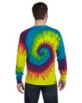 Tie-Dye CD2000 Adult 5.4 oz. 100% Cotton Long-Sleeve T-Shirt Back Thumbnail