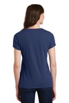 port & company lpc450v ladies fan favorite v-neck tee Back Thumbnail