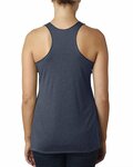 Next Level 6733 Ladies' Triblend Racerback Tank Back Thumbnail