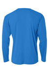 A4 N3165 Cooling Performance Long Sleeve T-Shirt Back Thumbnail