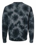 independent trading co. prm3500td unisex midweight tie-dyed sweatshirt Back Thumbnail