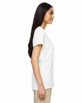 gildan g500vl ladies heavy cotton ™ 100% cotton v-neck t-shirt Side Thumbnail