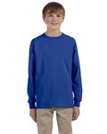 Jerzees 29BL Youth Dri-Power ® Active 50/50 Cotton/Poly Long Sleeve T-Shirt Front Thumbnail