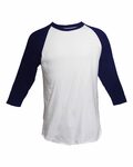 Tultex 0245TC Unisex Raglan Tee Front Thumbnail