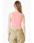 bella + canvas 1019 ladies' micro ribbed racerback tank Back Thumbnail