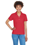 Devon & Jones D100W Ladies' Pima Piqué Y-Collar Polo Back Thumbnail