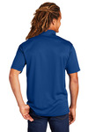 sport-tek st680 posicharge ® micro-mesh polo Back Thumbnail