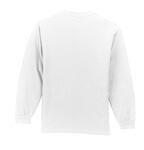 port & company pc61lsp long sleeve essential pocket tee Back Thumbnail