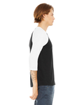 Bella + Canvas 3200 Unisex 3/4-Sleeve Baseball T-Shirt Side Thumbnail