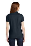 Port Authority L555 Ladies Stretch Pique Polo Back Thumbnail